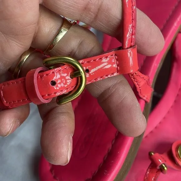 COACH Leather sandals, size 8.5 B