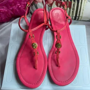 COACH Leather sandals, size 8.5 B