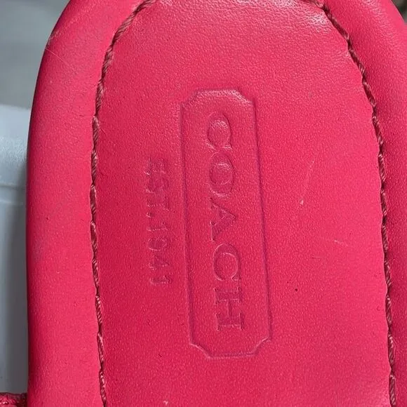 COACH Leather sandals, size 8.5 B