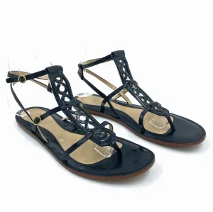 COACH Patent Leather Geralynn Gladiator Sandals Sz 8