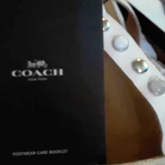 Coach Sadie semi matte calf  sandals