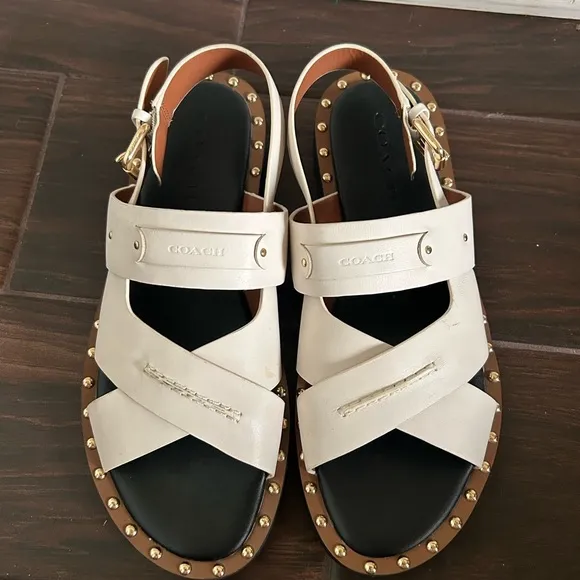 COACH Studded Gemma Sandal 9