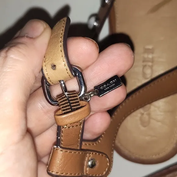 Coach women gem/ studded Sandals. Size 6.5