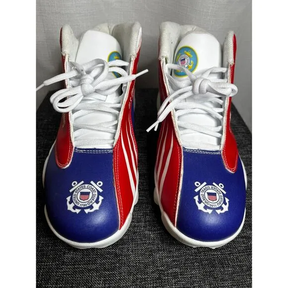 Coast Guard &quot;Semper Paratus&quot; HIgh top sneakers NWOB - 12