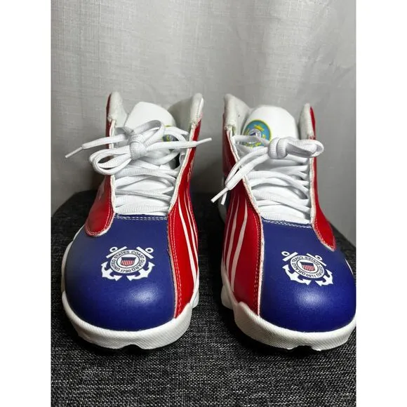 Coast Guard &quot;Semper Paratus&quot; HIgh top sneakers NWOB - 12