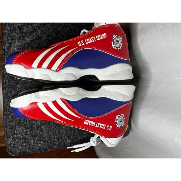 Coast Guard &quot;Semper Paratus&quot; HIgh top sneakers NWOB - 12