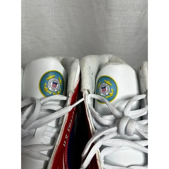 Coast Guard &quot;Semper Paratus&quot; HIgh top sneakers NWOB - 12