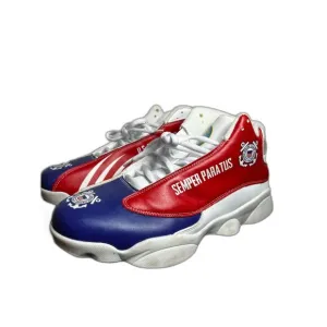 Coast Guard &quot;Semper Paratus&quot; HIgh top sneakers NWOB - 12