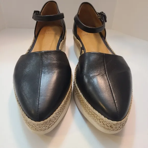 Coclico EVA sole platform Popup wedge Italian Leather sandals Size 37