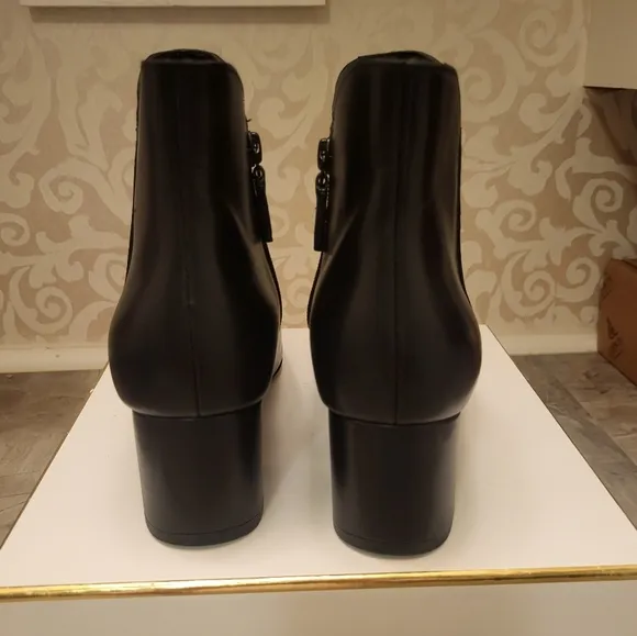 Cole Haan Black Ankle Booties with Pointed Toe