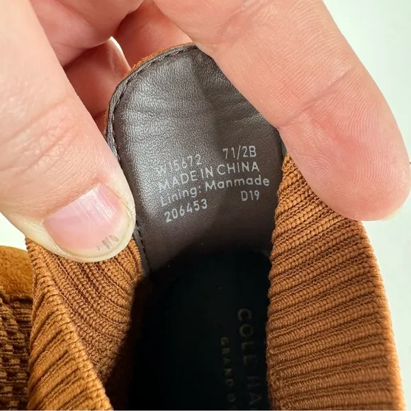 Cole Haan Maggie Brown Ankle Boots with Suede Material and Pointed Toe Design