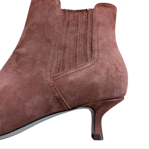 Cole Haan Marcy Chelsea Pointed Toe Boots Suede Size 6