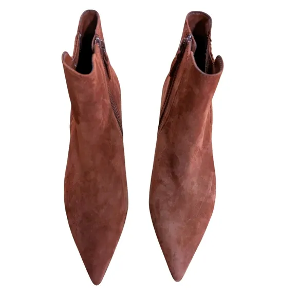 Cole Haan Marcy Chelsea Pointed Toe Boots Suede Size 6