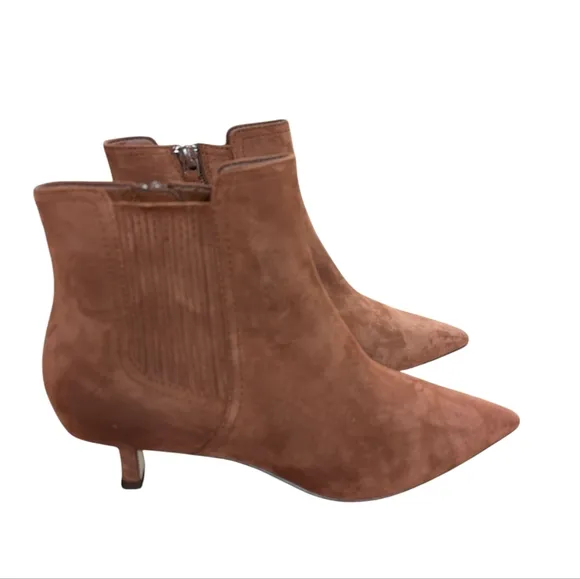 Cole Haan Marcy Chelsea Pointed Toe Boots Suede Size 6