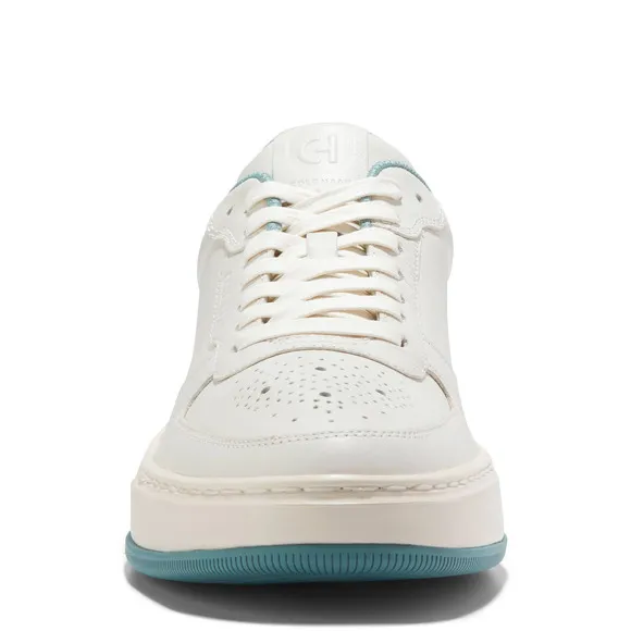 COLE HAAN Men's GrandPrø Crossover Sneakers Ivory Cloud Blue C38036 Size 9.5