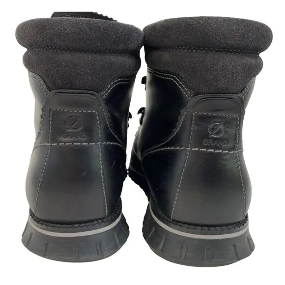 Cole Haan Mens Sz 10M Zerogrand Black Leather Hiker Boot C30403 Waterproof