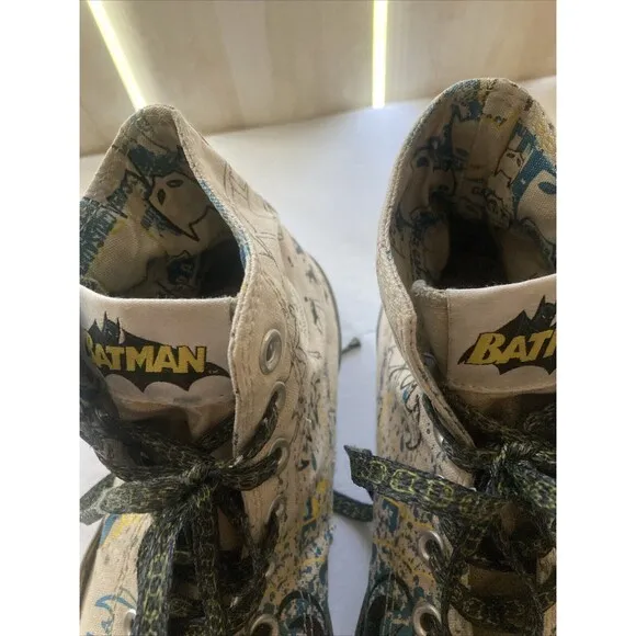 Converse All-stars x DC Comics Batman CTAS Hi Sneakers Mens Sz 8 Classic Skater