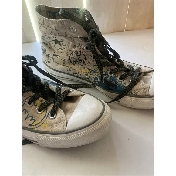 Converse All-stars x DC Comics Batman CTAS Hi Sneakers Mens Sz 8 Classic Skater