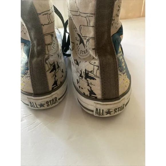 Converse All-stars x DC Comics Batman CTAS Hi Sneakers Mens Sz 8 Classic Skater