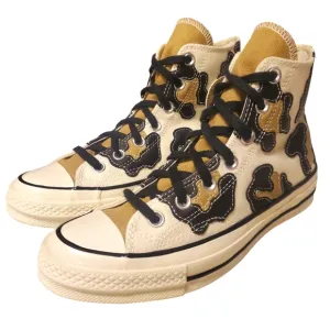 CONVERSE‎ Chuck Taylor 70 Hacked Archive Cream/Black/Tan Canvas High Top M/6 W/8