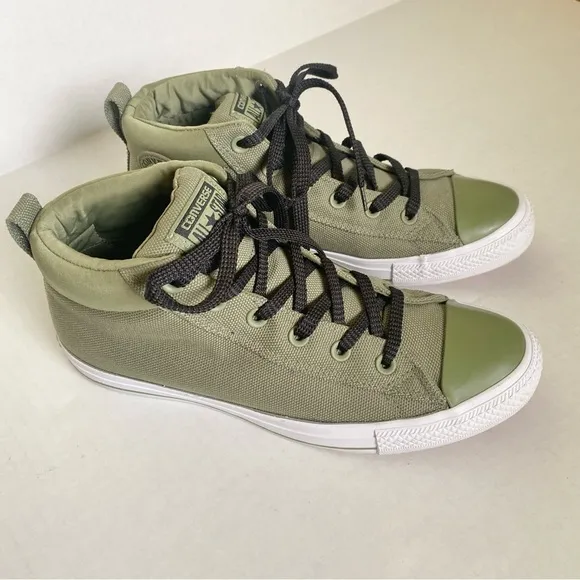 Converse Chuck Taylor All Star High Top Sneakers Green Mens 8 Womens 10 Skater