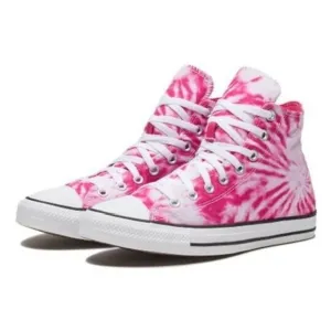 Converse Chuck Taylor Hi Top Pink Tie Dye Canvas Sneaker Womens Sz 11 Barbiecore