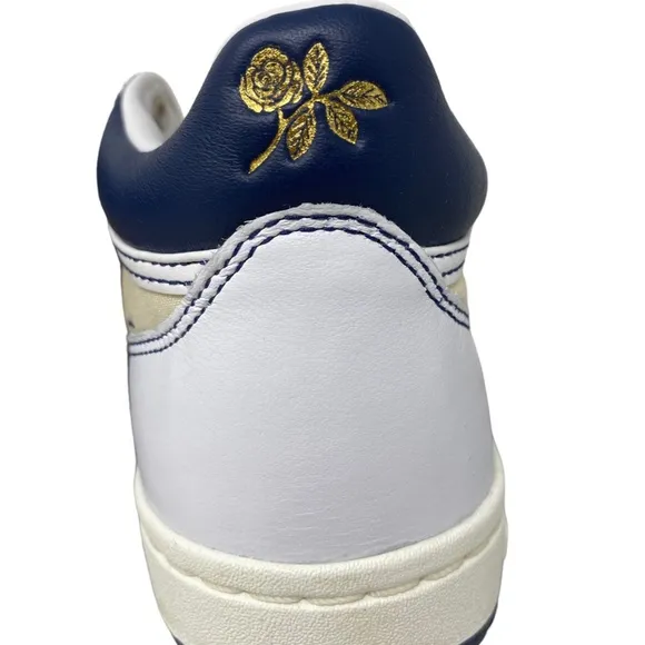 Converse Fastbreak Pro Women Sneakers Leather Mid Top Egret Navy Canvas A01703C