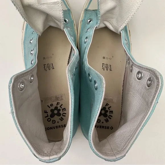 Converse Golf Le Fleur x Chuck 70 Gulf Stream Blue Unisex Womens 8.5 Mens 6.5