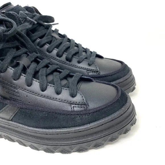 Converse Women's Size 7 169478C Black Ice Pro Leather X2 High Sneakers Lifestyle
