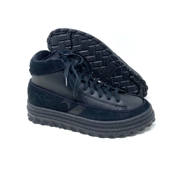 Converse Women's Size 7 169478C Black Ice Pro Leather X2 High Sneakers Lifestyle