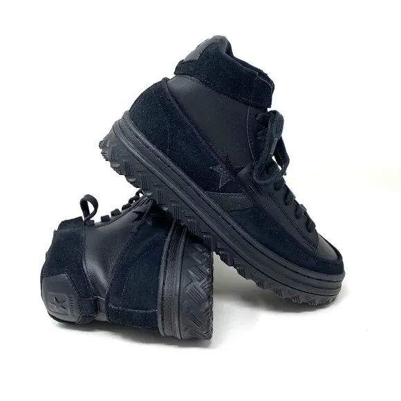 Converse Women's Size 7 169478C Black Ice Pro Leather X2 High Sneakers Lifestyle