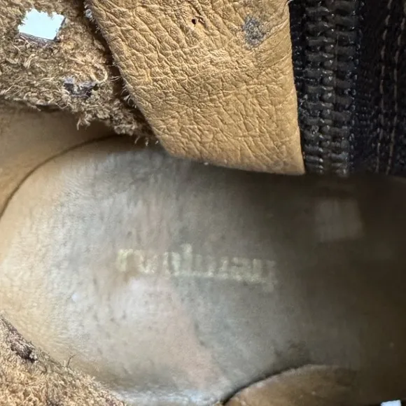 Coolway distressed leather heels booties in size 10.