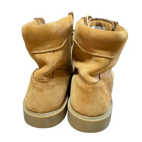 COPY - TIMBERLAND BOOTS SIZE 12 TAN WHEAT NUBUCK WATERPROOF 6&quot; STREETWEAR MENS