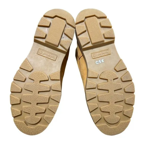 COPY - TIMBERLAND BOOTS SIZE 12 TAN WHEAT NUBUCK WATERPROOF 6&quot; STREETWEAR MENS