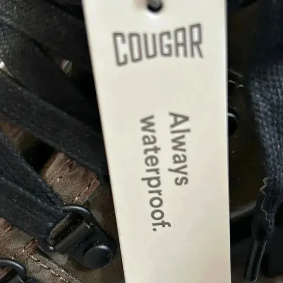 Cougar Nash Waterproof Hiker Boots Stone Crinkle Patent Sz 6