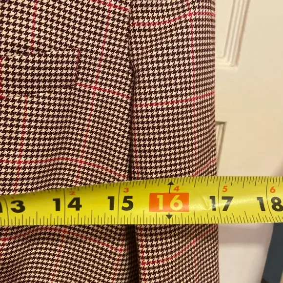 COURT &amp; ROWE BLAZER TARTAN PLAID HOUNDSTOOTH COAT SZ 4 NEW KATE MIDDLETON PREPPY