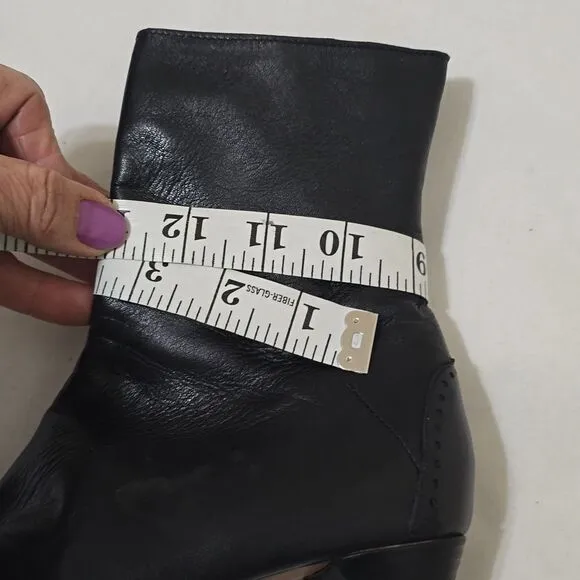Custom national vintagew women's mens  leather Boots size 38