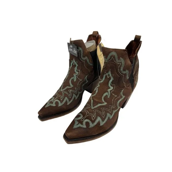 Dan Post Vallejo Boots Size: 7 Brand New in Box Western Booties Turquoise Brown