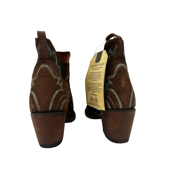 Dan Post Vallejo Boots Size: 7 Brand New in Box Western Booties Turquoise Brown