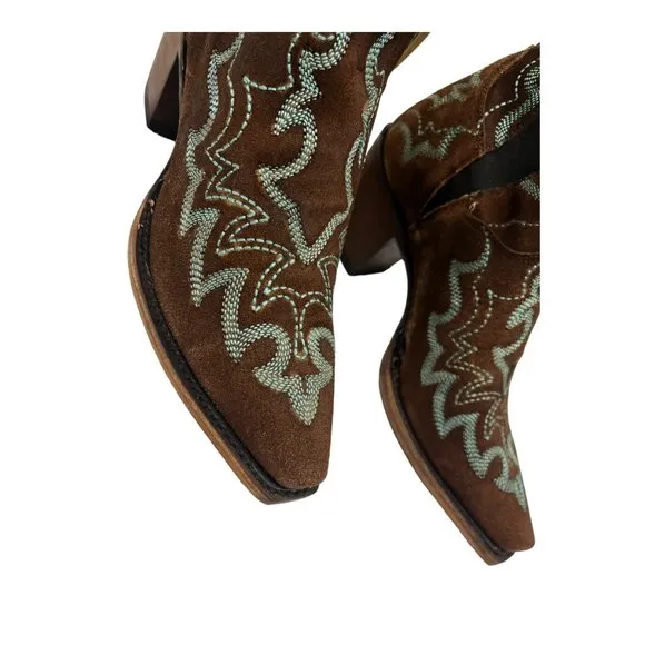 Dan Post Vallejo Boots Size: 7 Brand New in Box Western Booties Turquoise Brown