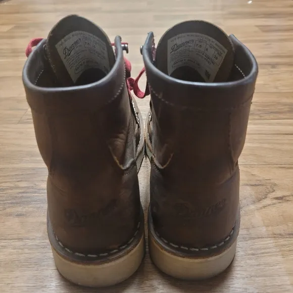 Danner Dark Brown Bull Run Moc Toe Boots - Size 7.5