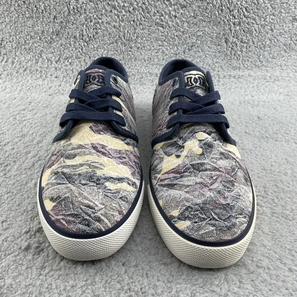 DC Studio TX Sneakers Men 10 Camo Canvas Skater Travel Surfer Streetwear Outdoor