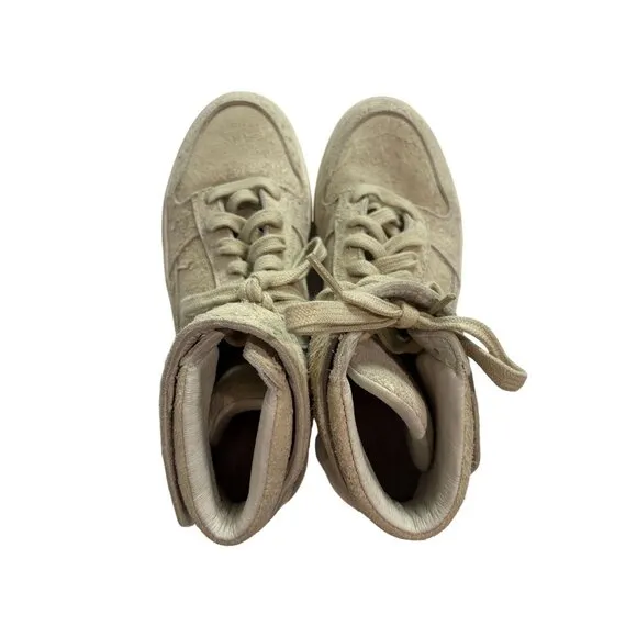 Diemme Brenta Alto Suede High Top Sneakers in Beige