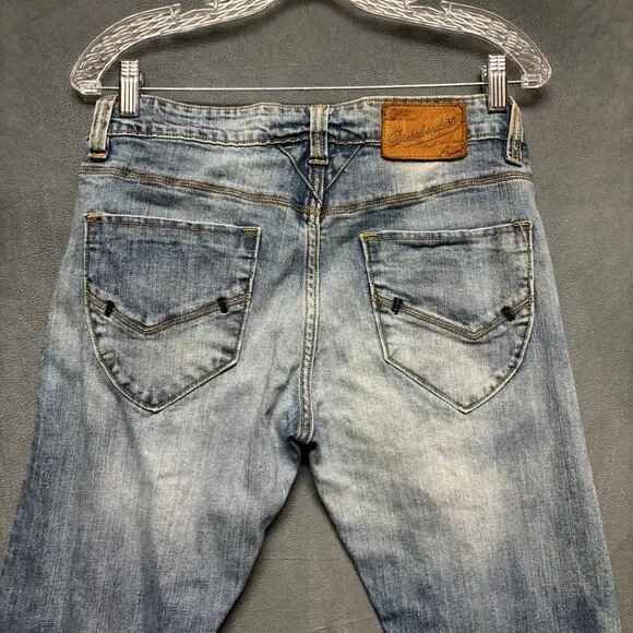 Diesel Jeans Mens 34 Organic Cotton Streetwear Skinny Rockstar Skater Grunge Y2K