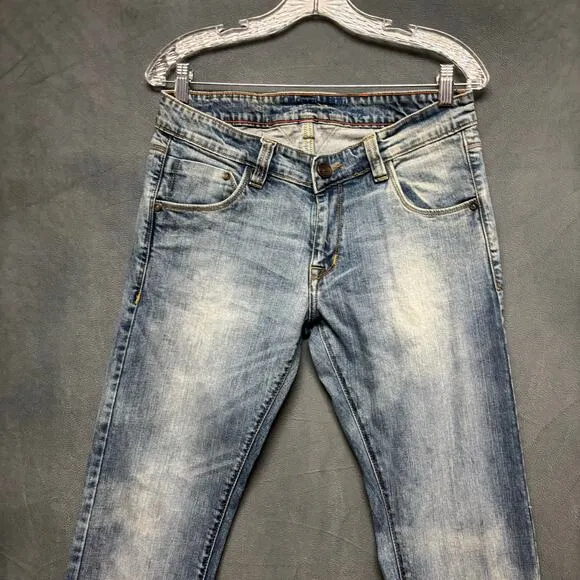 Diesel Jeans Mens 34 Organic Cotton Streetwear Skinny Rockstar Skater Grunge Y2K