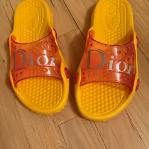 Dior women’s Yellow and Pink Pool Slide Sandals