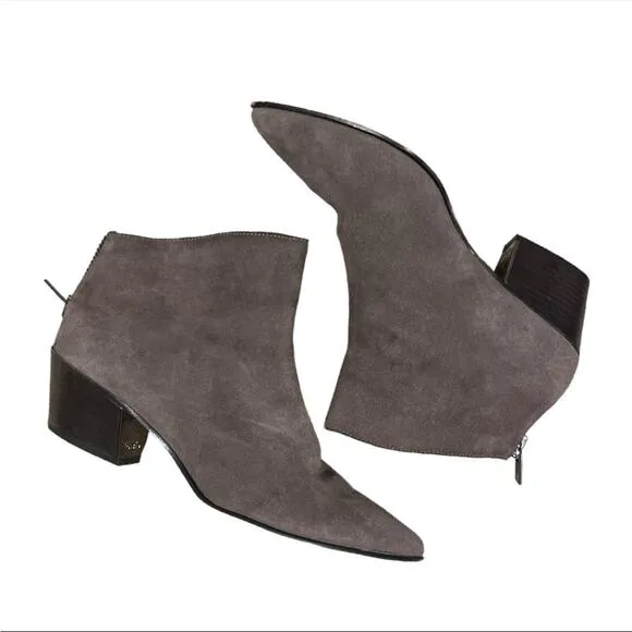 DKNY Bason Ankle suede boots 9.5