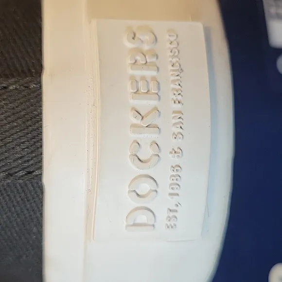 Dockers FRISCO Sneakers Canvas Casual Skater Black Antimicrobial Athleisure NEW