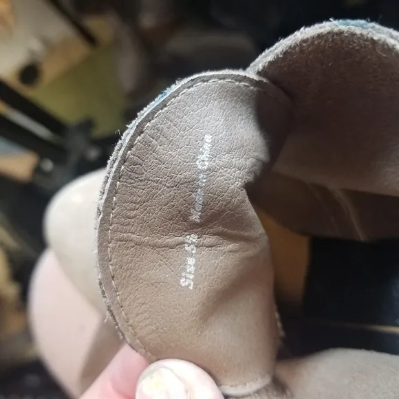 Dolce Vita beige suede chunky ankle boots