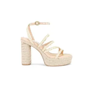 Dolce Vita Catina High Heels in Light Natural 8 with box Womens Platform Raffia